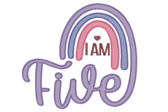 Birthday Embroidery Sketch Design - Five Review