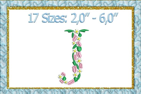 Letter J Monogram Embroidery Review
